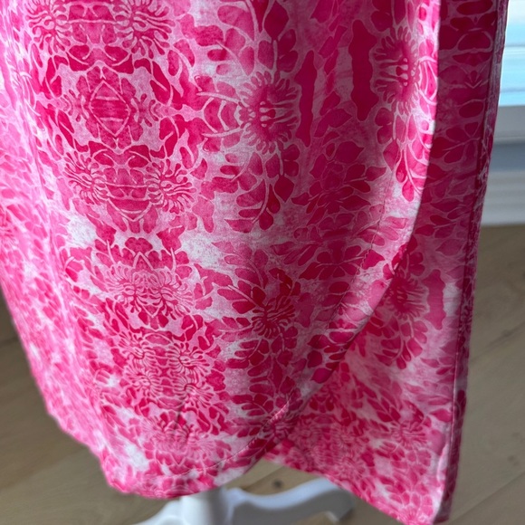 RipSkirt Hawaii Pink and White Midi Skirt Size Medium - Picture 4 of 7